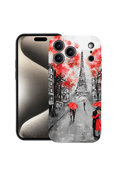 bestcase Carcasă premium din silicon pentru Apple iPhone 17 Pro, antișoc 1.5MM, Turnul Eiffel din Paris, 2052066 PB 1378