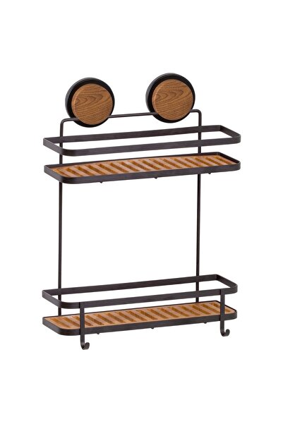 Okyanus Home Raft de baie din ABS + oțel MGLS-833W, montat pe perete, lemn + ...