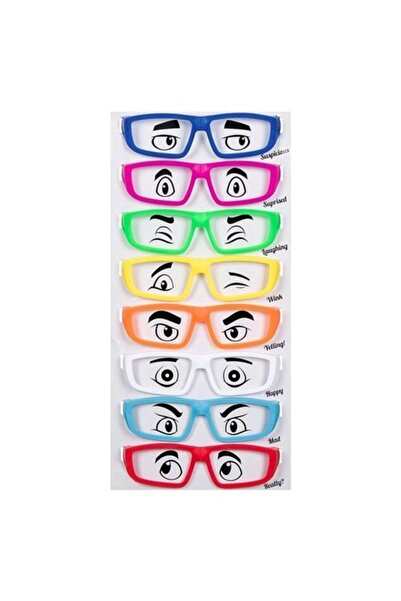 ANTBRO Set cu 8 ochelari de petrecere Antbro® din plastic multicolor