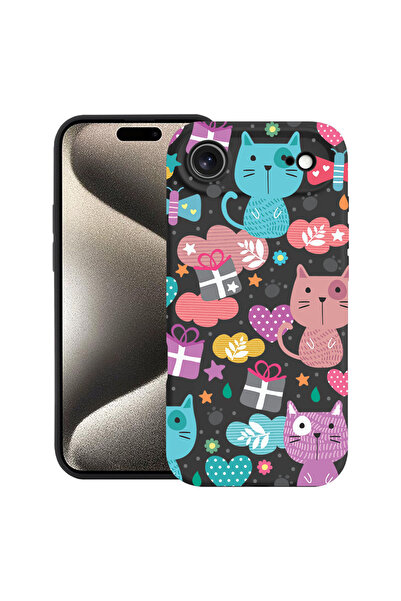 bestcase Carcasă premium din silicon pentru Apple iPhone 17 Air, Lovely Cat, ...