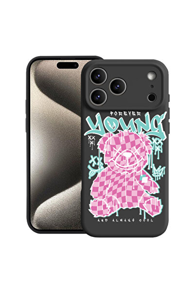 bestcase Premium Silicone Case For Apple iPhone 17 Pro Max, Teddy Bear Foreve...
