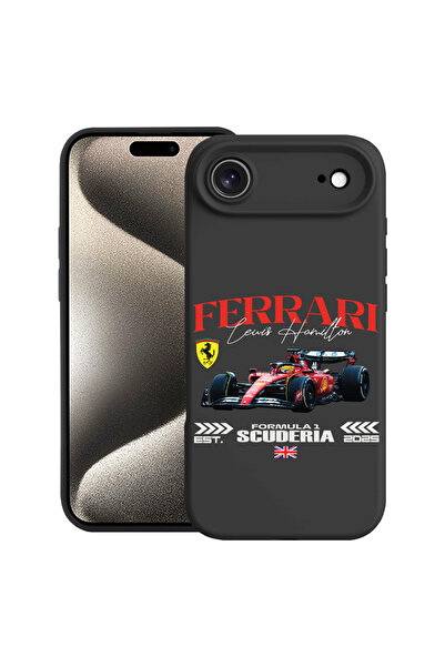 bestcase Husă premium din silicon pentru Apple iPhone 17 Air, Ferrari Scuderi...