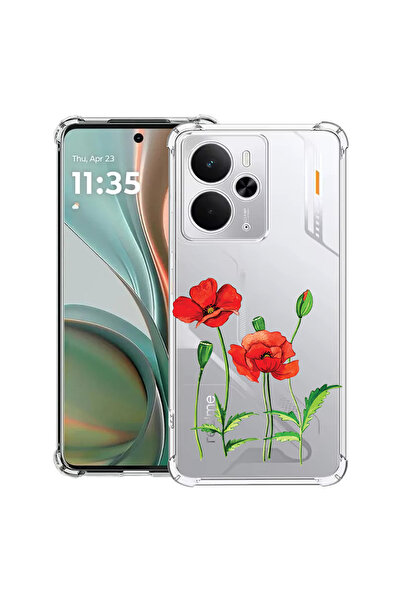 bestcase Carcasă antișoc pentru Poco M7 Pro 5G, cu design roșu mac, 2099994 AS 643