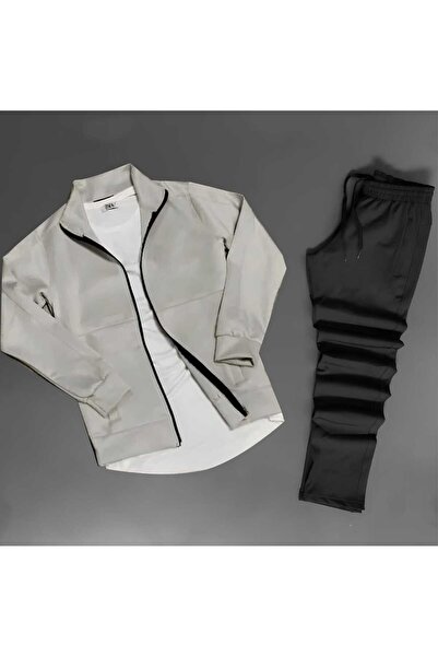 ByFourMan Unprinted Scuba a Quality Bottom Top Tracksuit Set