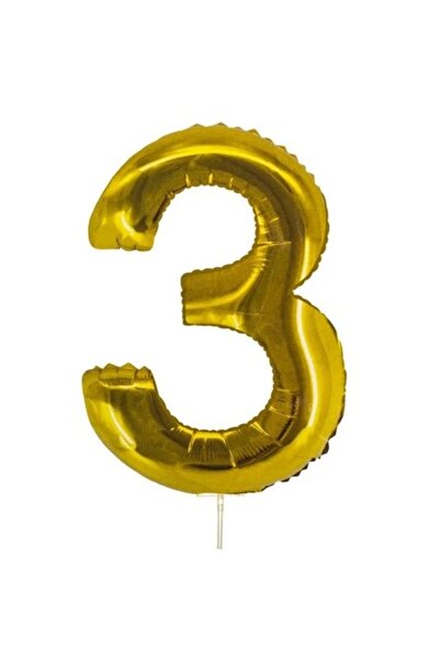 ANTBRO Balon petrecere Antbro® folie nr. 3, auriu metalizat