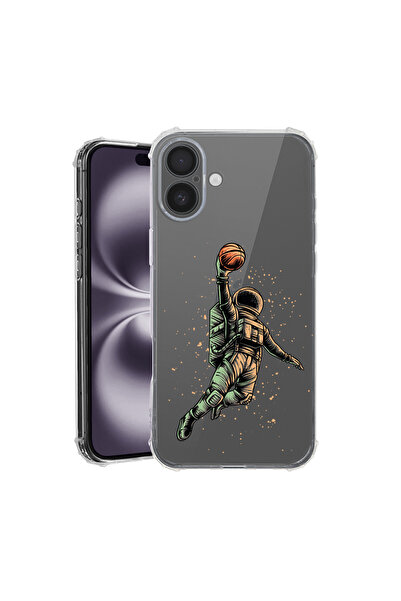 bestcase Carcasă antișoc pentru Apple iPhone 17, Astronaut Basketball, 205202...