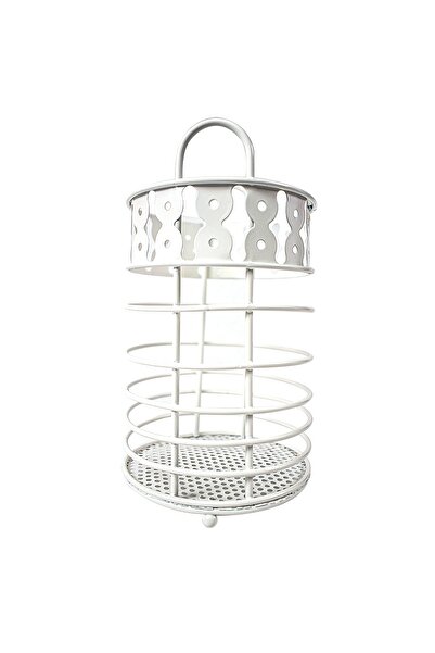 Naimeed Suport tacamuri D 4785, metal, alb, 11 x 11 x 19 cm