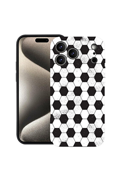 bestcase Θήκη σιλικόνης Premium για Apple iPhone 17 Pro Max, μοτίβο ποδοσφαίρ...