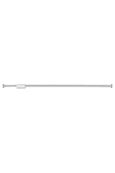 Lider Shower Curtain Rod, Metal, Rings Included, 2252, 125 cm