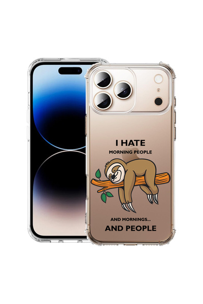 bestcase Αντικραδασμική θήκη για Apple iPhone 17 Pro Max, I Hate Morning, 205...