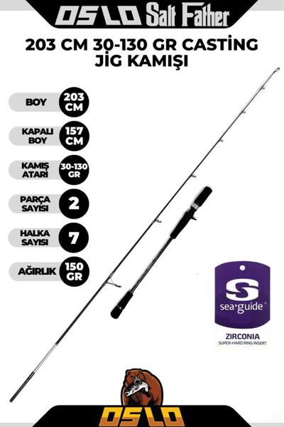 Oslo Salt Father 205cm 30-130gr Cast Jig Kamışı