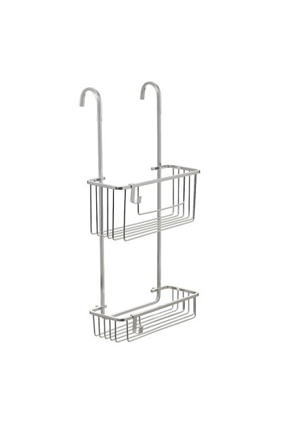 Tatay Etajera baie din aluminiu S 6604700, montaj pe cabina dus, finisaj argi...