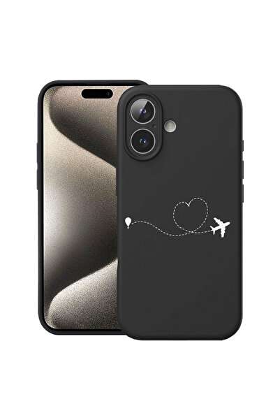 bestcase Carcasă premium din silicon pentru Apple iPhone 17, Love To Travel, ...