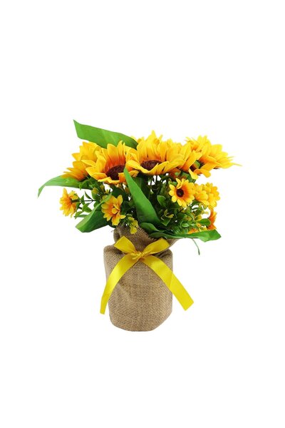 Others Aranjament floral artificial, FMSF-1, floarea-soarelui în ghiveci, pân...