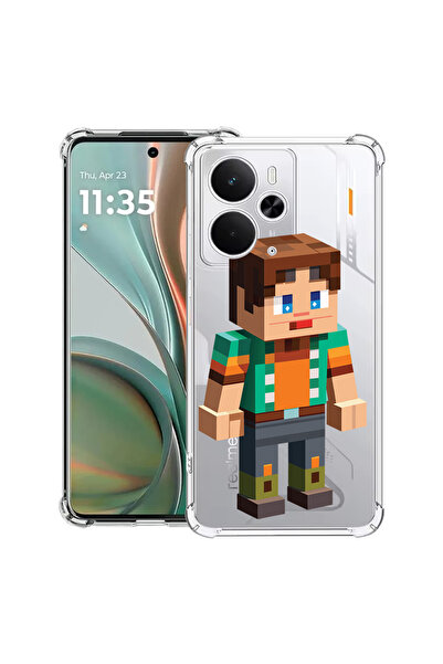 bestcase Carcasă antișoc pentru Poco M7 Pro 5G, cu design personaj Minecraft,...
