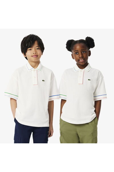 Lacoste Children's White Polo