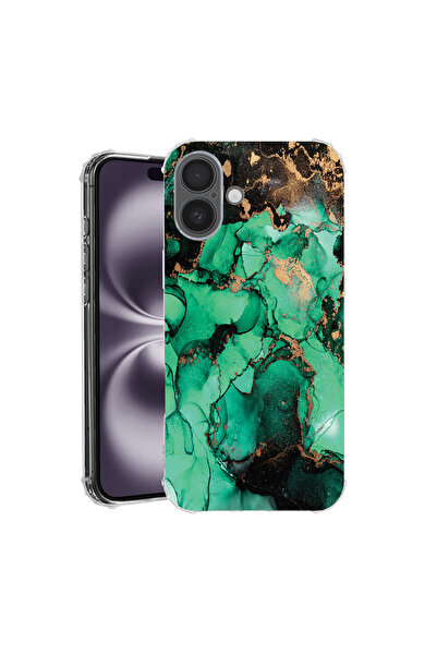 bestcase Carcasă antișoc pentru Apple iPhone 17, marmură închisă, 2052024 AS 890