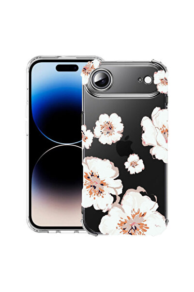bestcase Carcasă antișoc pentru Apple iPhone 17 Air, culori pastelate - flori...