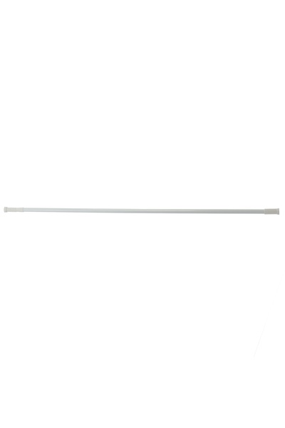 KADDA Bara perdea dus, telescopica / extensibila, aluminiu, alb, SW127A, 140 / 260 cm