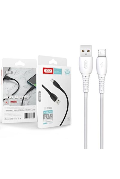 Xo Cablu Date si Incarcare (NB-P163), USB-A la MicroUSB, 2.4A, 1m, White