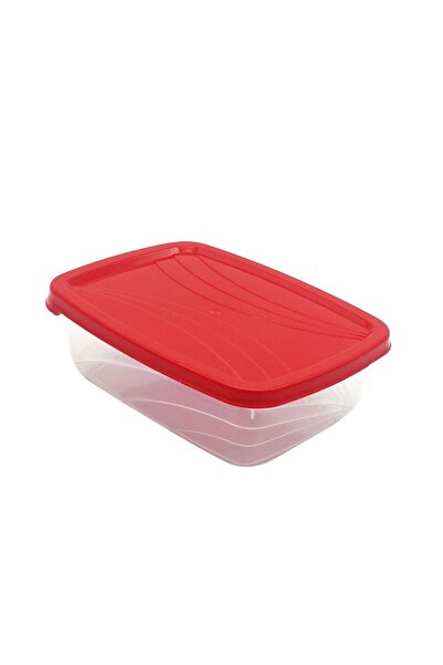 Luna Food storage box, Luna, polypropylene, rectangular, transparent + red, 1.5 L