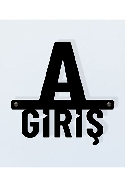 zafrakreklam لافتة مدخل موقع البناء للشقة رقم A مقاس 50×50 سم