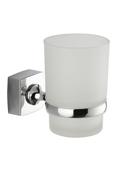 Iobagno Sticlă de baie cu suport, Quadra AC1105, sticlă mată, montare pe pere...