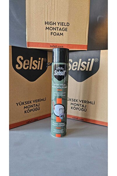 Selsil Yüksek Verimli Montaj Köpüğü 2 Adet Tam Dolum Manuel