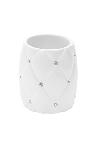 KADDA Pahar baie pentru igiena personala, Shiny BPO-1160 C, polirasina, alb, ...