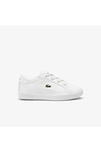 Lacoste Powercourt Çocuk Beyaz Sneaker