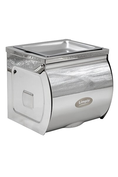 LİMPİO Dispenser hartie igienica, TD 10 W 3, cromat, 12,6 x 11,6 x 11,5 cm