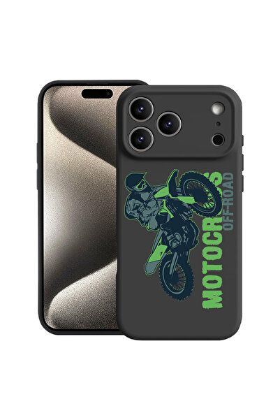 bestcase Carcasă premium din silicon pentru Apple iPhone 17 Pro Max, Motocros...