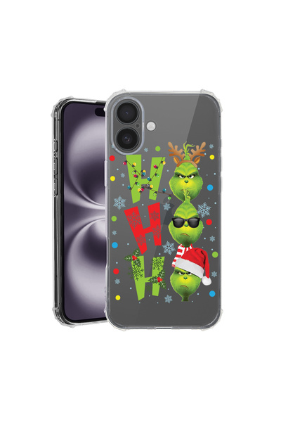bestcase Carcasă antișoc pentru Apple iPhone 17, Grinch - Ho Ho Ho, 2052024 A...