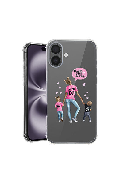 bestcase Αντικραδασμική θήκη για Apple iPhone 17, Mom Life Boy And Girl, 2052...