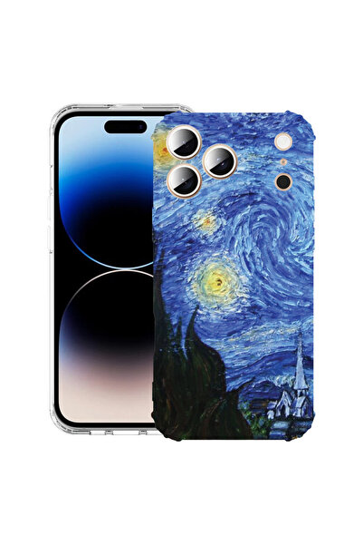 bestcase Carcasă antișoc pentru Apple iPhone 17 Pro Max, Van Gogh - Noapte în...
