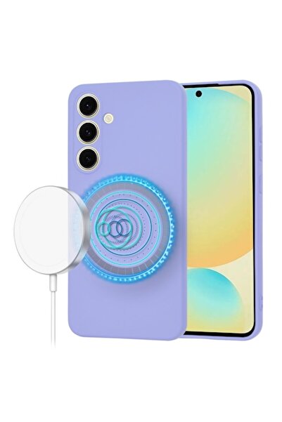 Danex Carcasă de protecție pentru Samsung Galaxy S24 FE, A40, pânză, violet p...