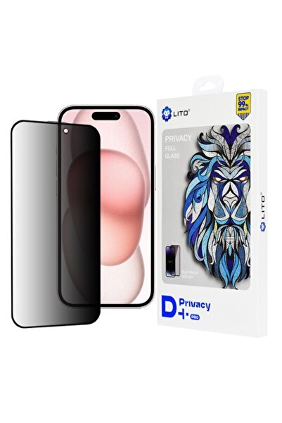 Danex Ecran de protecție din sticlă pentru iPhone 15, S92, sticlă, Deep Dark