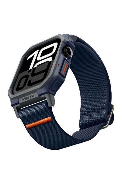 Danex Carcasă de protecție pentru Apple Watch 10 46mm + curea, L56, zinc, albastru marin