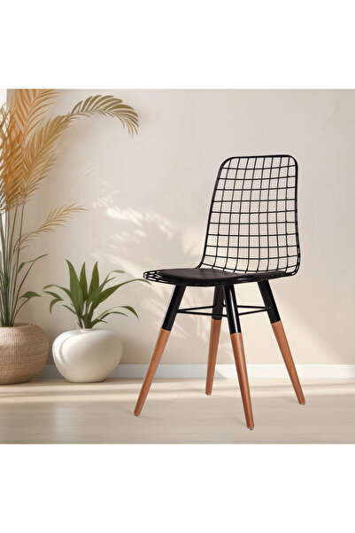 SANMAS Arya 2'li Tel Mutfak Sandalyesi