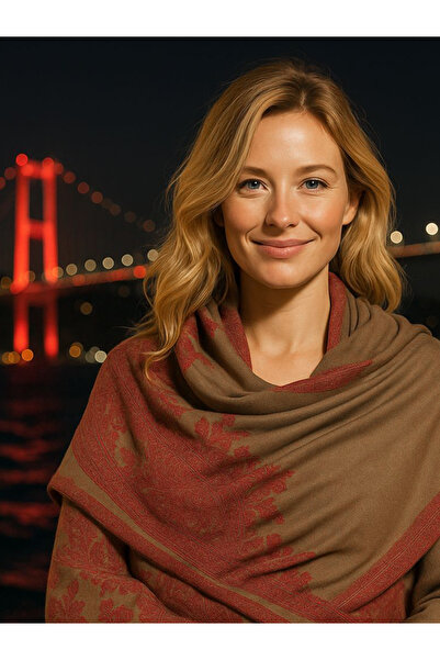 fiore fashion Modal Embroidered Shawl