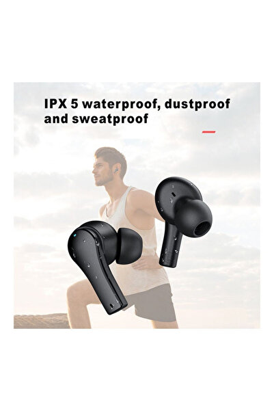 Primo Plus QT82 TWS Wireless BT Headphone Black