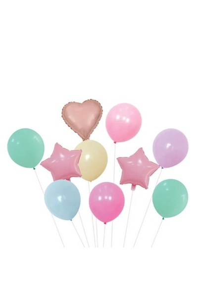 ANTBRO Σετ 10 μπαλόνια για πάρτι Antbro® μεταλλικό φύλλο αλουμινίου με σχέδια...