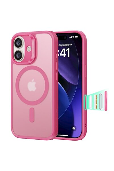 Danex Carcasă pentru iPhone 17, Classic Hybrid HaloLock, O63, Poliuretan, Roz...