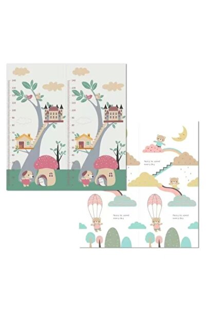 Danex Covoras pentru Copii, cu 2 Fete, Model Ursulet/Catelusi, din XPE+PE, Impermeabil, Antiderapant, Prot