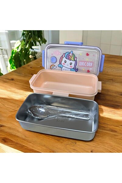 FixPoint Stainless Steel Food Storage and Transport Container Light Orange 530 ml P-1445