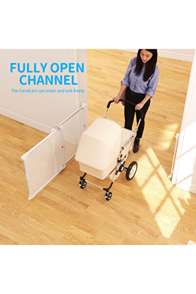 Fun Moment Automatically Closed Foldable Baby Safety Gate up to 110 cm