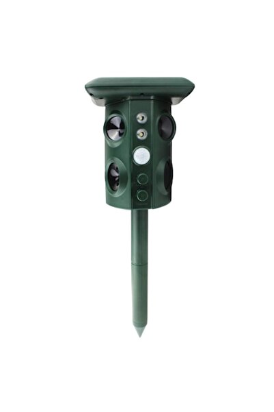 Danex Solar LED Ultrasonic Device, Anti Rodent, Anti Insect, Green