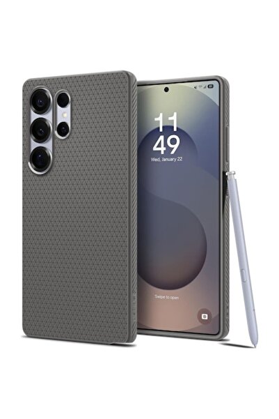 Danex Husa Protectie pentru Samsung Galaxy S25 Ultra, O49, Gel TPU, Marble Metal Grey