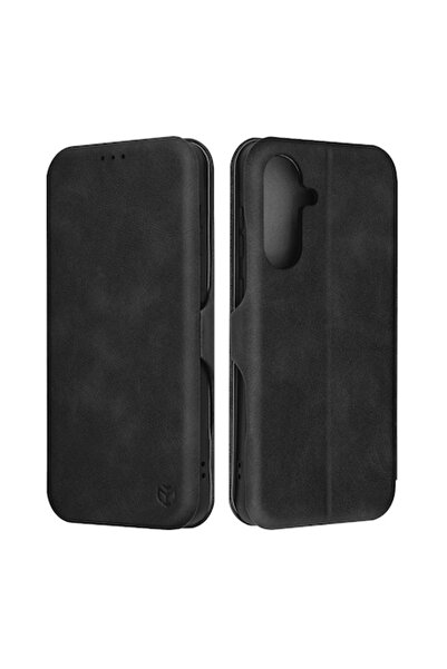 Danex Προστατευτική θήκη για Samsung Galaxy A56 5G, R71, δερμάτινη, βαθύ σκού...