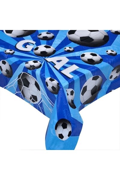 ANTBRO ® Πλαστικό Τραπεζομάντηλο μπλε τέρμα ποδοσφαίρου – 120x180 εκ. – Ιδανι...